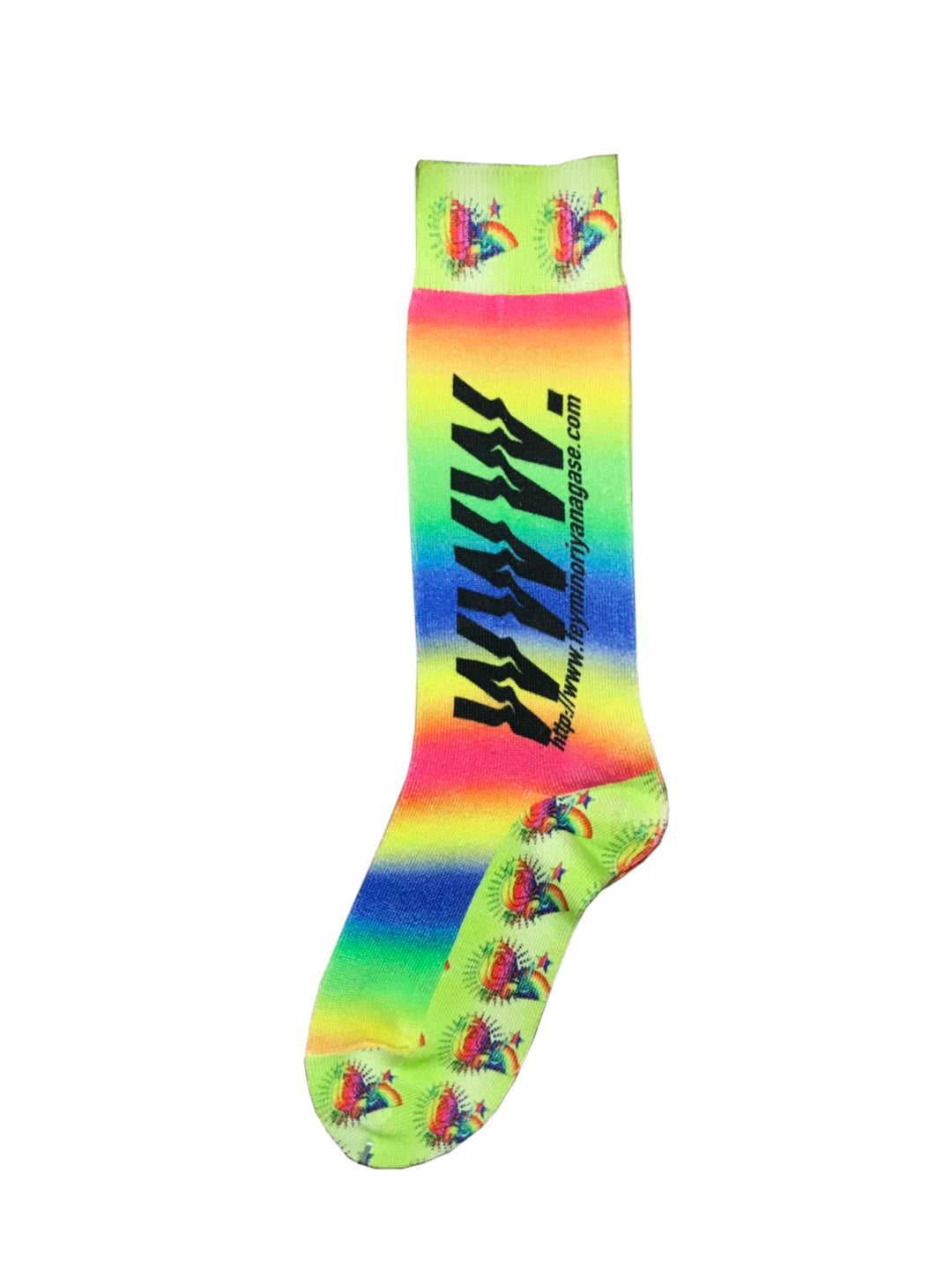PRINTED SOCKS - LIGHT GREEN